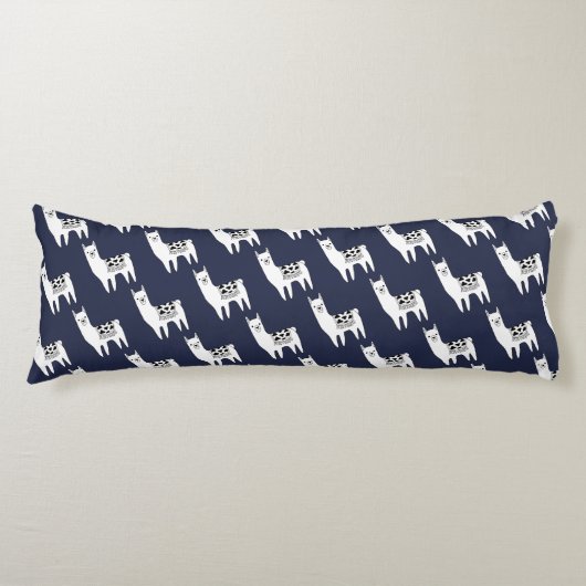 Coussins Longs Design moderne Sketchy Aztec Llamas (Devant)