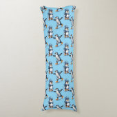 Coussins Longs Design Motif de pingouins (Devant (Vertical))
