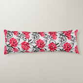 Coussins Longs Design Motif d'illustrations de rose rouge (Dos)