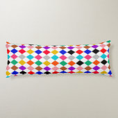 Coussins Longs Design Motif multicolore Harlequin Diamonds (Dos)