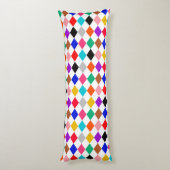 Coussins Longs Design Motif multicolore Harlequin Diamonds (Dos (Vertical))