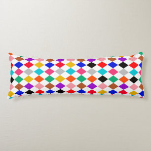 Coussins Longs Design Motif multicolore Harlequin Diamonds