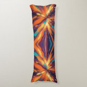 Coussins Longs Design psychédélique foncé (Devant (Vertical))