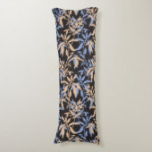 Coussins Longs Design textile élégant avec floral complexe (Devant (Vertical))