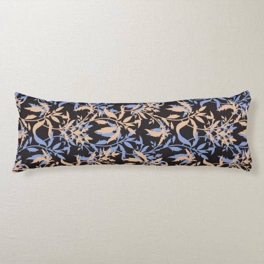 Coussins Longs Design textile élégant avec floral complexe (Devant)