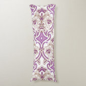 Coussins Longs Design textile orné avec un p floral complexe (Devant (Vertical))