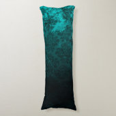 Coussins Longs Design Turquoise Damask (Devant (Vertical))