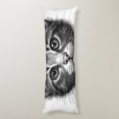 Coussins Longs Dessin adorable de Young Cat (Dos (Vertical))