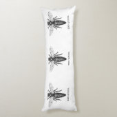 Coussins Longs Dessin classique de l'illustration de Queen Bee (Dos (Vertical))