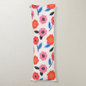 Coussins Longs dessin de fleurs de Han (Devant (Vertical))