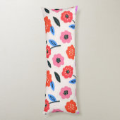 Coussins Longs dessin de fleurs de Han (Dos (Vertical))