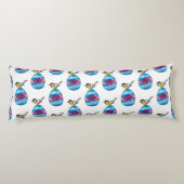 Coussins Longs Dessin de Noël avec Oeuf de Pâques (Dos)