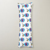 Coussins Longs Dessin de Noël avec Oeuf de Pâques (Dos (Vertical))