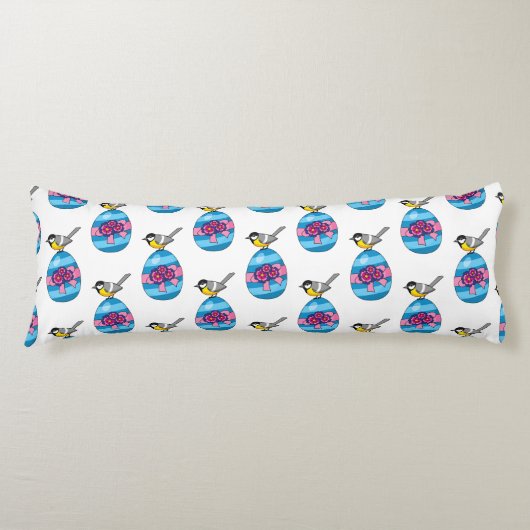 Coussins Longs Dessin de Noël avec Oeuf de Pâques (Devant)