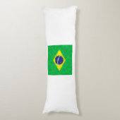 Coussins Longs Dessin de peinture à l'huile du Brésil (Devant (Vertical))