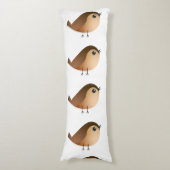 Coussins Longs Dessin d'Oiseau de Bruant (Devant (Vertical))