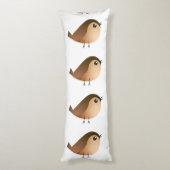 Coussins Longs Dessin d'Oiseau de Bruant (Dos (Vertical))