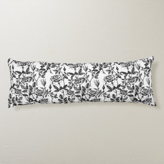 Coussins Longs dessin rose (Dos)