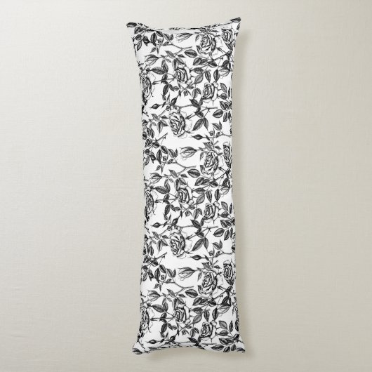 Coussins Longs dessin rose (Dos (Vertical))