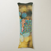 Coussins Longs dessin vintage de crème glacée (devant Vertical)