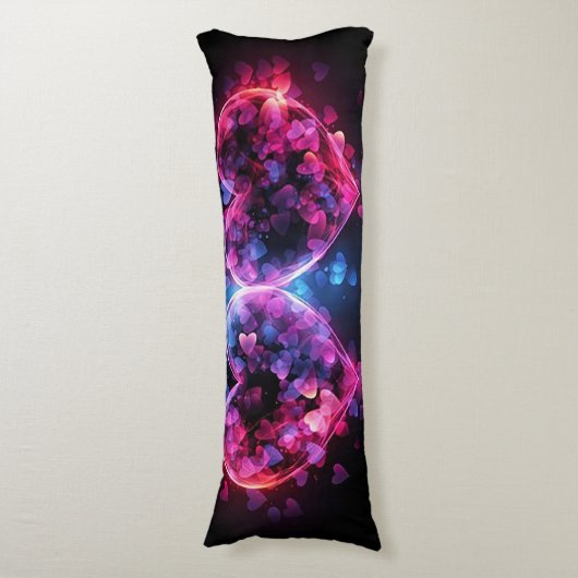 Coussins Longs Deux coeurs (Devant (Vertical))