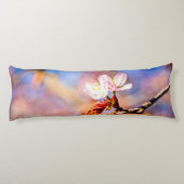 Coussins Longs Deux Fleurs Extraordinaires Sakura. Rose, Arrière  (Dos)