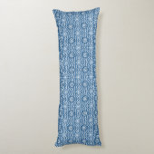 Coussins Longs Deux motifs | Bleu Classique Beau (Dos (Vertical))