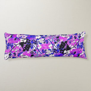 Coussins Longs Deux Semblables Floral Rétro (Image Les Deux Côtés