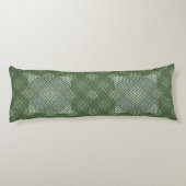 Coussins Longs Diagonale 2tones du motif Checker.bx4x4 DGreen BG (Dos)