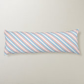Coussins Longs Diagonale rose, bleu et blanc (Dos)