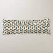Coussins Longs Diamante en vert (Dos)