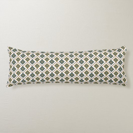 Coussins Longs Diamante en vert (Devant)