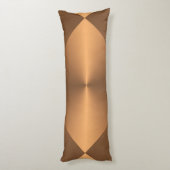 Coussins Longs Diamants de brillance en cuivre (Dos (Vertical))