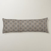 Coussins Longs Diamants noirs et blancs avec vagues (Dos)