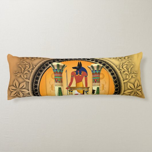 Coussins Longs Dieu Anubis (Dos)