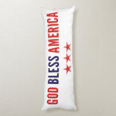 Coussins Longs Dieu bénisse l'Amérique (Dos (Vertical))