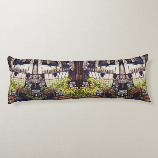 Coussins Longs Dimensions de curiosité (Dos)