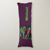Coussins Longs Dino T Rex mignon préhistorique (Devant (Vertical))