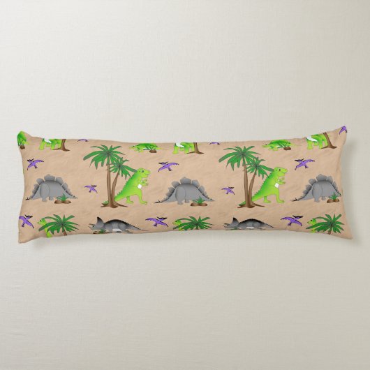 Coussins Longs Dinosaur Land Cute Dino (Dos)