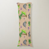 Coussins Longs Dinosaur Land Cute Dino (Devant (Vertical))
