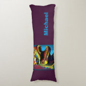 Coussins Longs Dinosaur T Rex Jurassique Cool (Devant (Vertical))