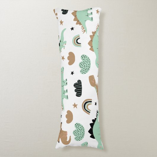 Coussins Longs Dinosaures (Devant (Vertical))