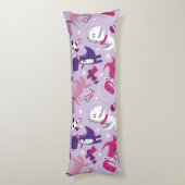 Coussins Longs Dinosaures de l'espace, Dinosaures mignons, Étoile (Dos (Vertical))