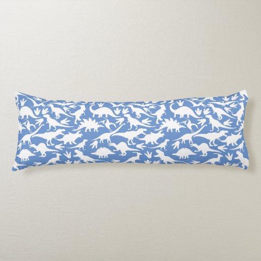 Coussins Longs Dinosaures motif 01 w. BG LBlue (Devant)