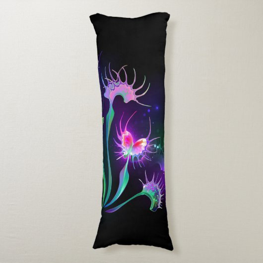 Coussins Longs Dionaea piège lumineux (Devant (Vertical))