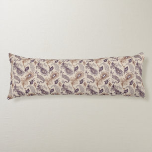 Coussins Longs Divers motif de plume