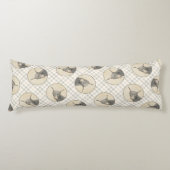 Coussins Longs Doberman Pinscher Peinture Dobie Craché Chien Art (Devant)