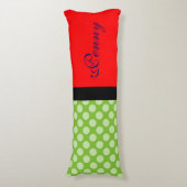 Coussins Longs Doit sans soudure transp blanc motif. + votre back (Devant (Vertical))