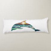 Coussins Longs Dolphin de Sunset Beach (Dos)