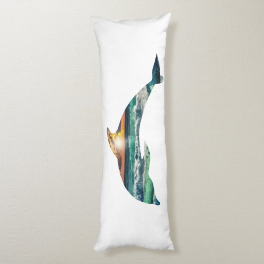 Coussins Longs Dolphin de Sunset Beach (Dos (Vertical))